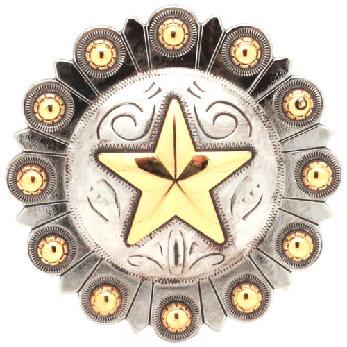 Star Berry Concho 3" Front