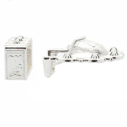 Calgary Berry Buckle Set Silver Plating Side