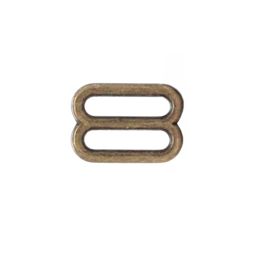 Strap Slide Adjuster 3-4 Inch Antique Brass Plate