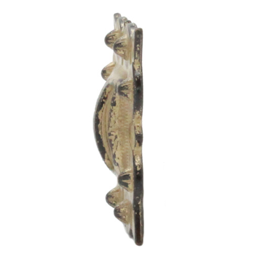 Slotted Concho Square Rustic Golden 1-1/4" Side