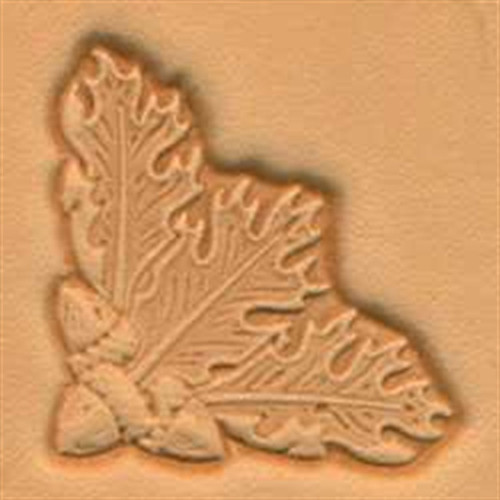Oak Leaf Corner 3-D Stamp