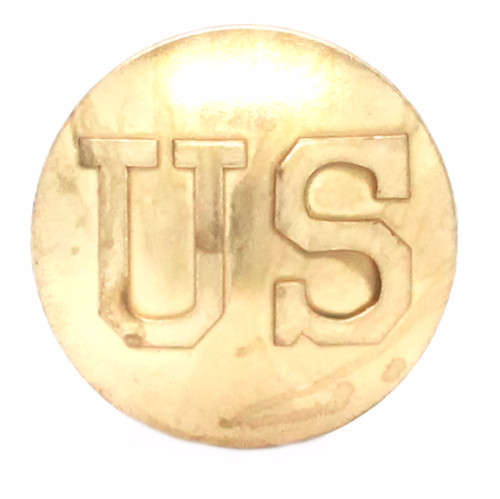 US Calvary Concho Brass Screw Back Front