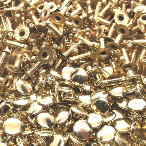 Solid Brass Rapid Rivets Bulk