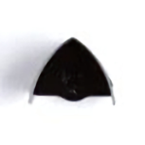 1-3/4" pointed strap end punch front view.