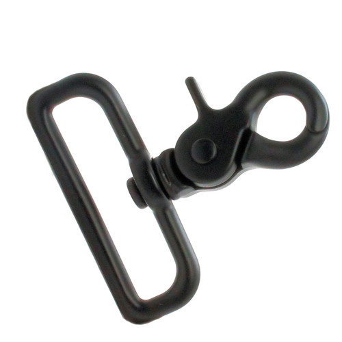 Trigger Snap Clip Black Plate 1 (2.5 cm) 11055-13 - Stecksstore