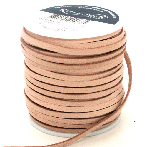 Goatskin natural lace spool.