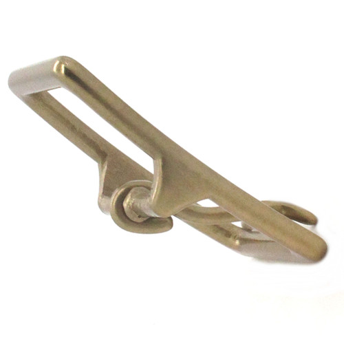 Side buckle in 1" finished in matte antique brass