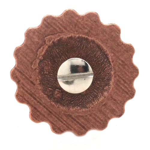 Berry and rope concho antique copper back.