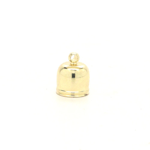 Brass plated 1/4" tassel cap.
