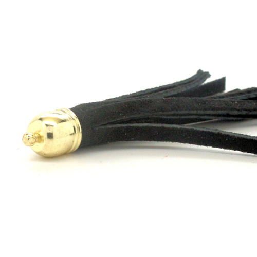 Brass plated tassel cap with fringe