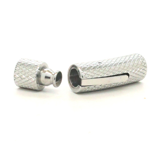 Stainless steel wrist band clasp 1/4" open.