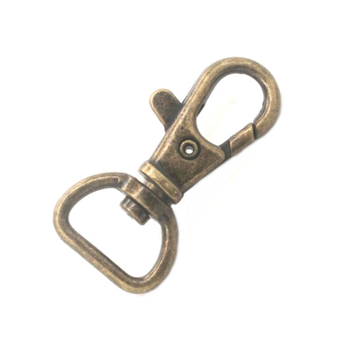 5/8" antique brass snap.