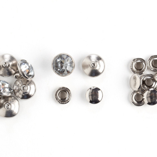 Turquoise Synthetic Gem Stone Rivets 7 mm 10 Pack 1357-03