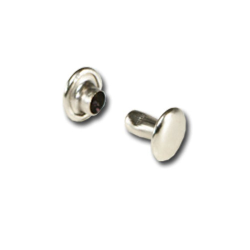 Brass Plated X-Small Double Cap Rivets 1378-11 - Stecksstore