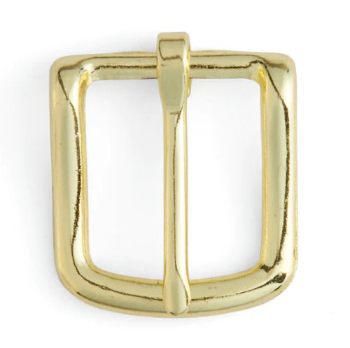 Brass Plated Bridle Buckle #12 1" 1603-01