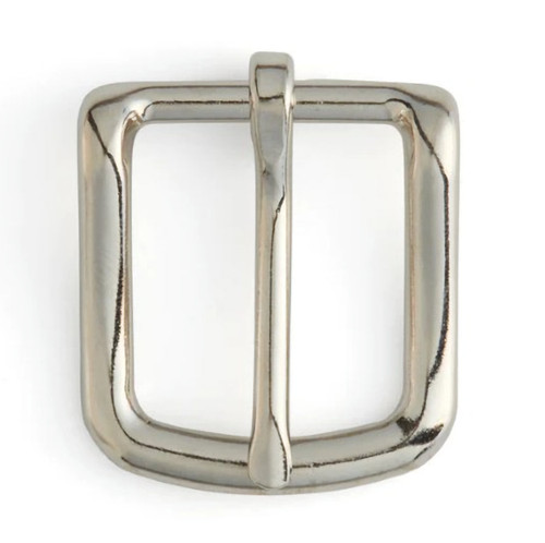 Solid Brass Oval Bridle Buckles Nickel Plated