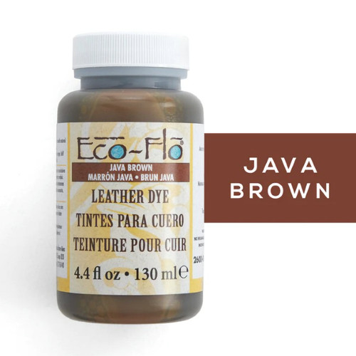 Java Brown Eco-Flo Leather Dye 4.4 oz (132 mL) 2600-04 - Stecksstore