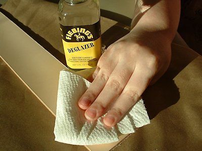 how to get dye out of white leather