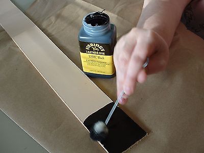 how to get dye out of white leather