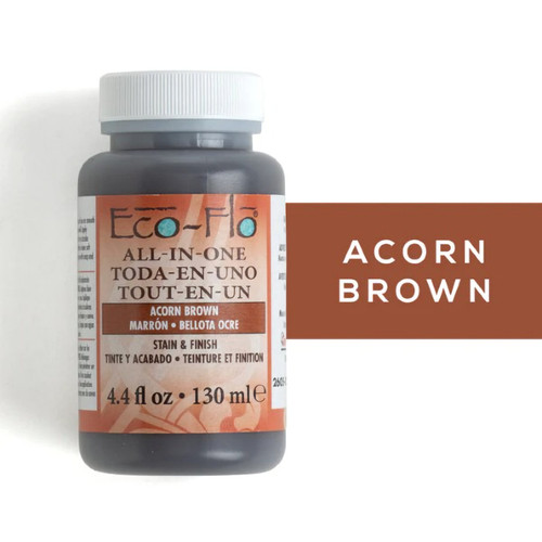 Eco Flo All In One Acorn Brown Leather Dye 4.4 fl. oz. (132 ml