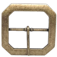 Reenactment Buckle 2" Antique Brass 