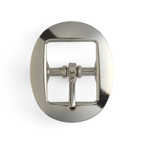 Nickel Plated Half-Metal Buckle 1 Inch