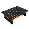 80 Hole Adjustable Frag Rack and Stand, Orange w/Frag Lock - PNW Customs