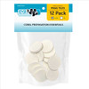 Ceramic Frag 1.5" Round Tile (12 pack) WHITE - Eva Aquatics