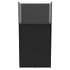 32 Gallon External Overflow Rimless Nano Tank w/ Black Stand (Full Package) - Fiji Cube 32 Gallon External Overflow Rimless Nano Tank w/ Black Stand (Full Package) - Fiji Cube