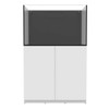 81 Gallon External Overflow Rimless Tank w/ White Stand (Full Package) - Fiji Cube 81 Gallon External Overflow Rimless Tank w/ White Stand (Full Package) - Fiji Cube