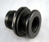 Schedule 40 Bulkhead 1 1/2" Thread X Thread Black (Hole Size 2 3/8")