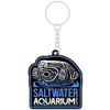 Custom PVC Saltwater Aquarium Logo Key Chain