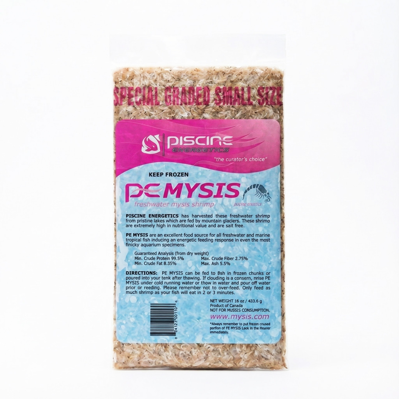 Myse Fish Food - Frozen Foods - PE Mysis - SaltwaterAquarium.com