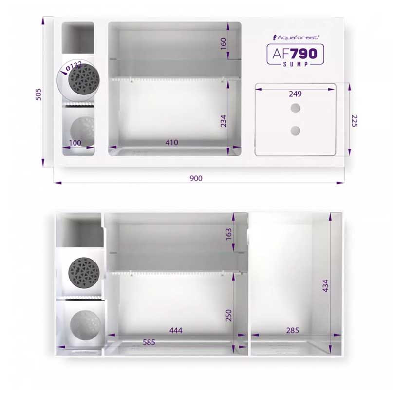AF OceanGuard 790 Aquarium (155 Gallon) WARM SAND - Aquaforest