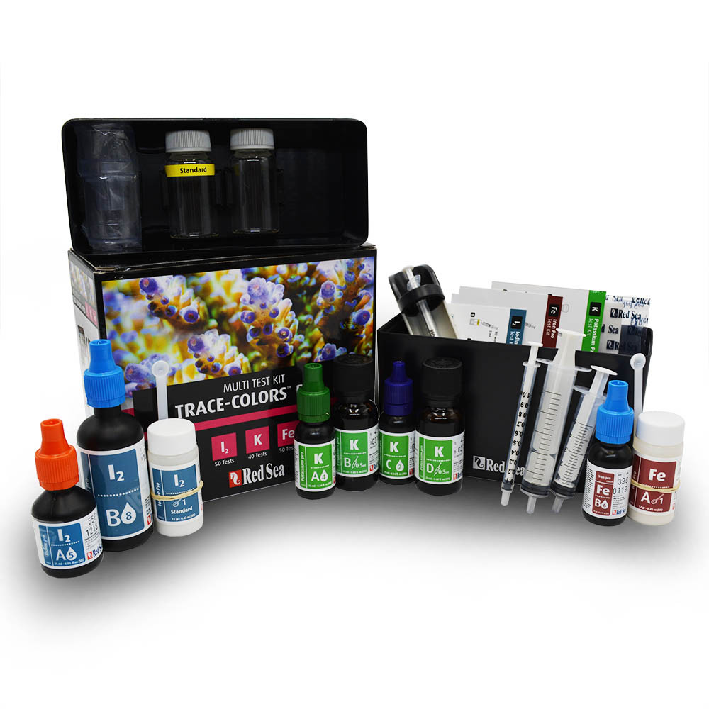 Trace Colors PRO - Multi Test Kit Iodine/Potassium/Iron - Red Sea