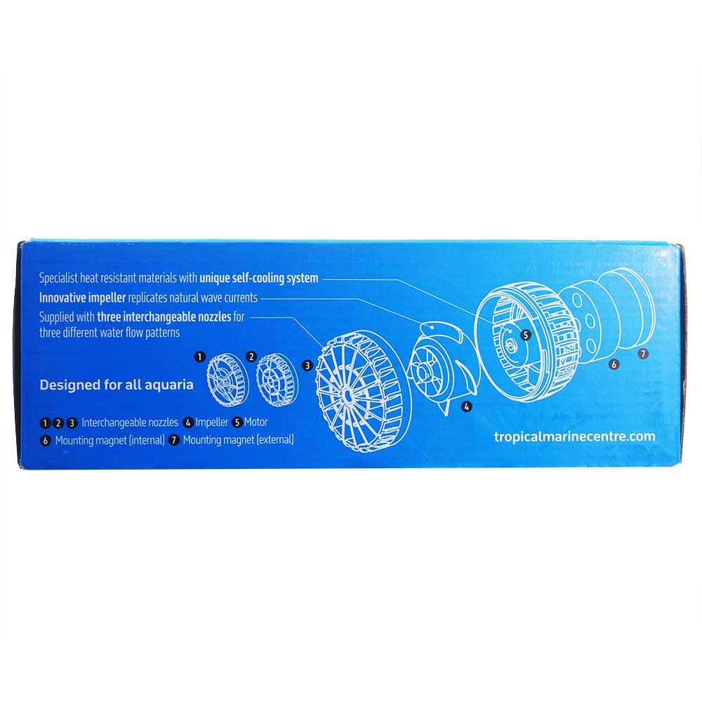 Reef Flow 8000 (2113 GPH) Controllable 24v DC Wavemaker Pump - TMC