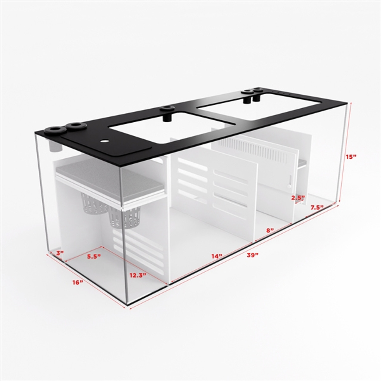 HushFlow Model 40 Sump (39x16x15) - Tenecor