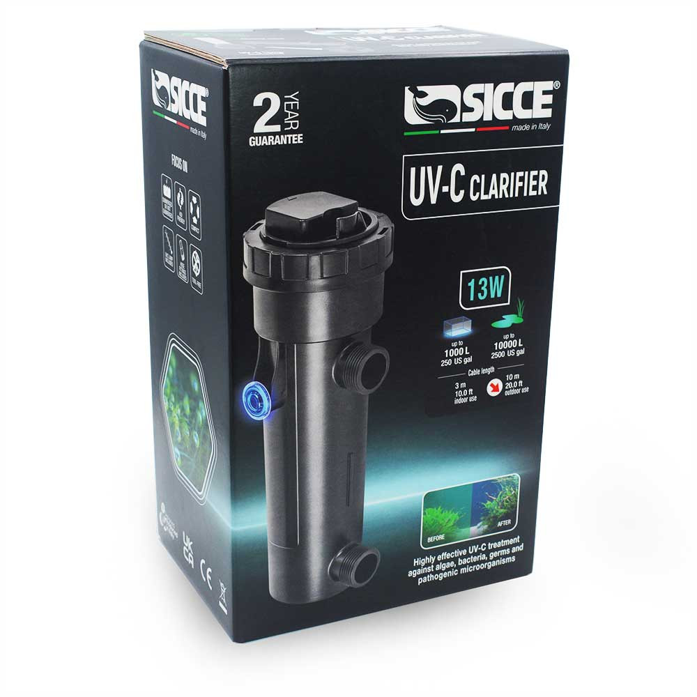 UV-C (13 Watt) Clarifier Ultraviolet UV Sterilizer - Sicce