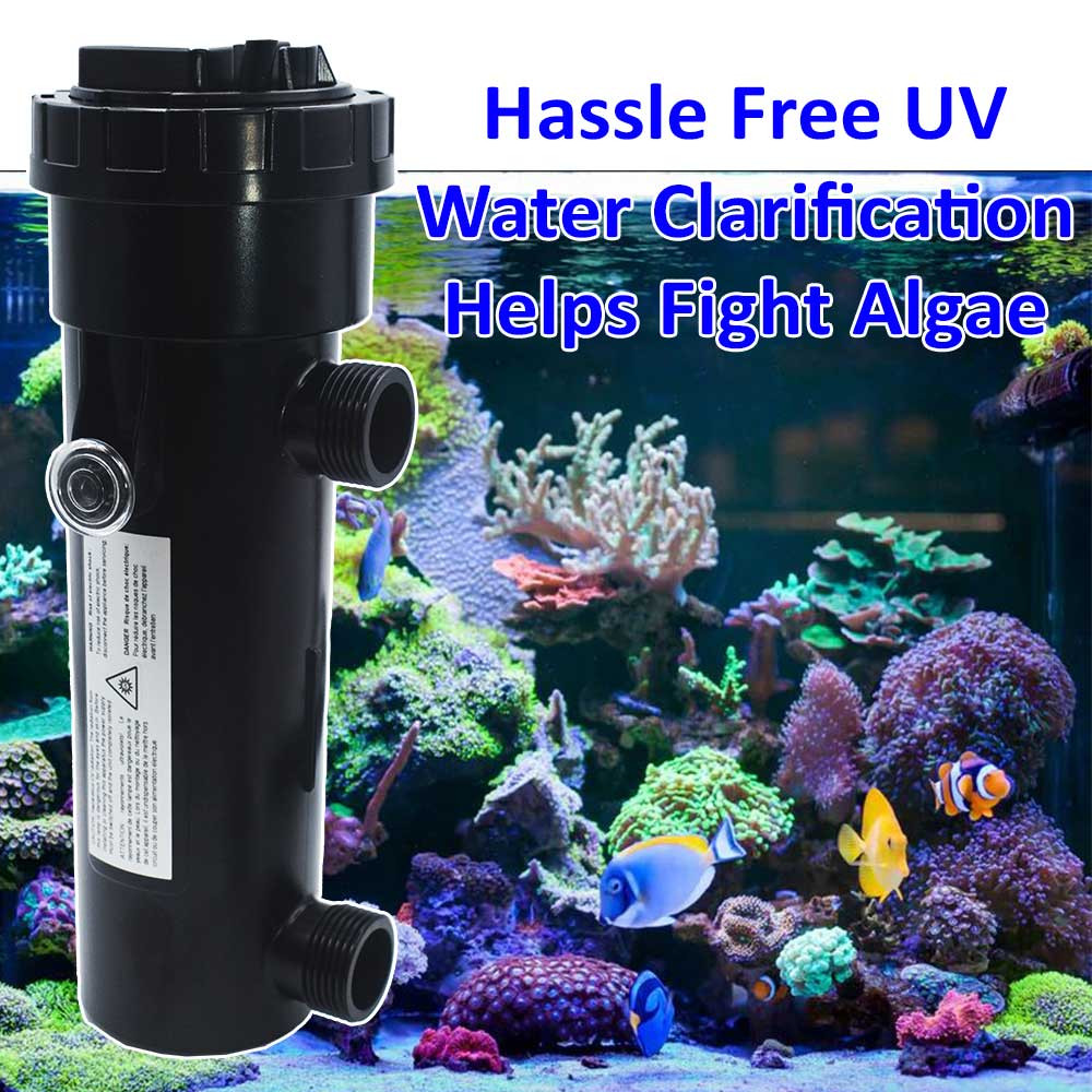 UV-C (13 Watt) 20' Extra Long Cord Clarifier Ultraviolet UV