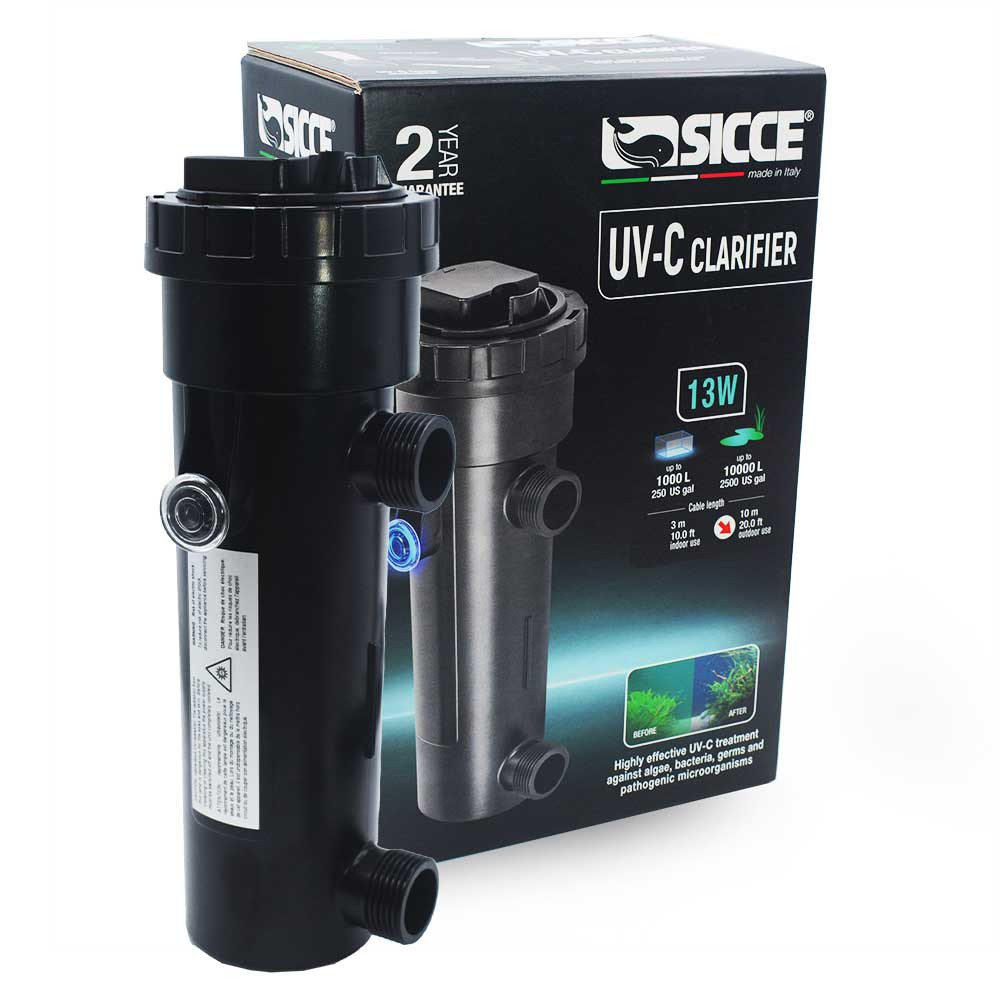 UV-C (13 Watt) 20' Extra Long Cord Clarifier Ultraviolet UV