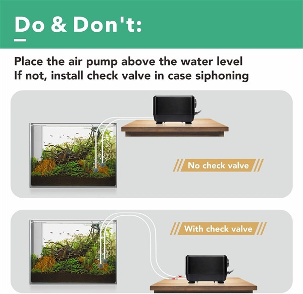 Adjustable Eco Air Pump (HG981-10W) - Hygger - SaltwaterAquarium.com
