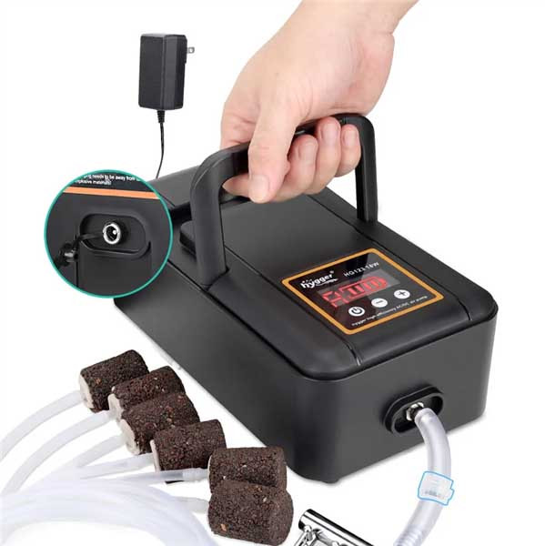 High Efficiency AC/DC Rechargeable Aquarium Air Pump (HG123-18W