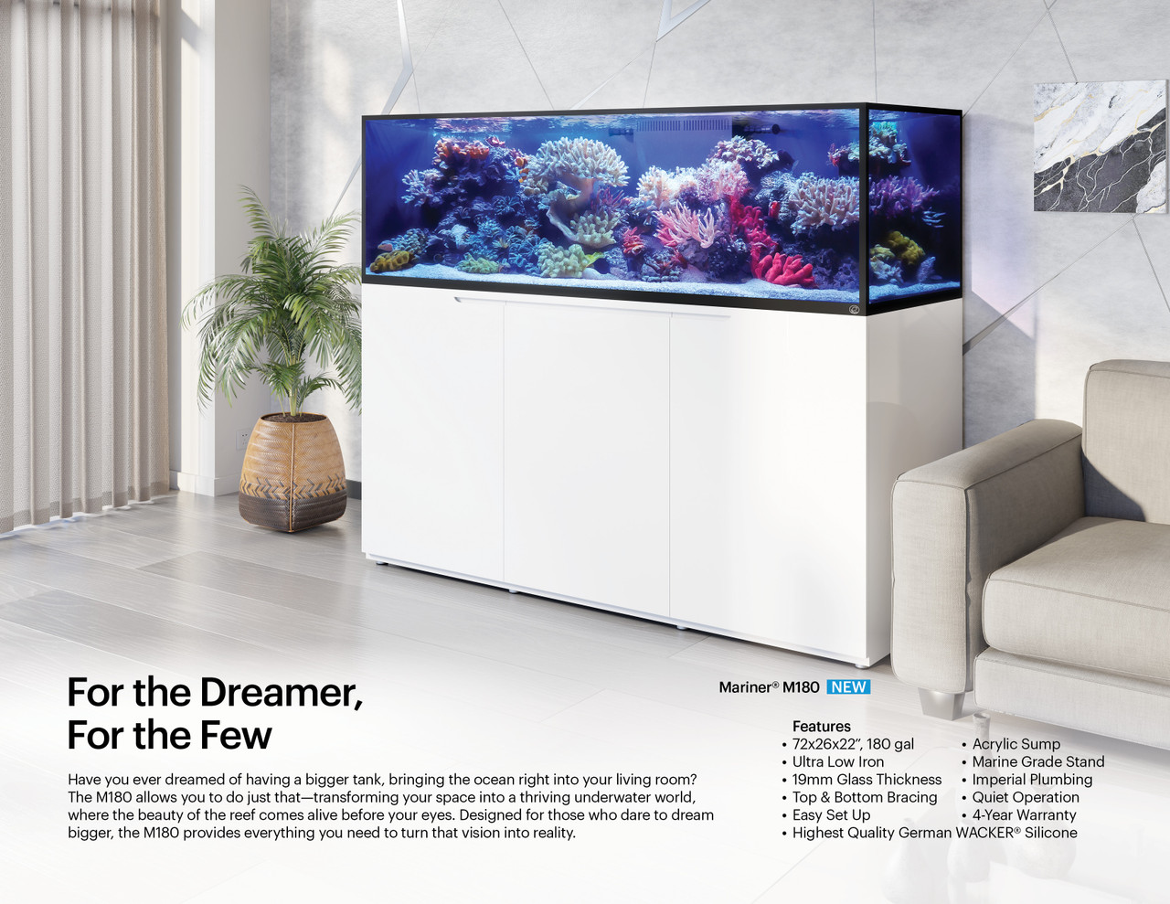 Stunning Black Acrylic Reef Tank Decoration image