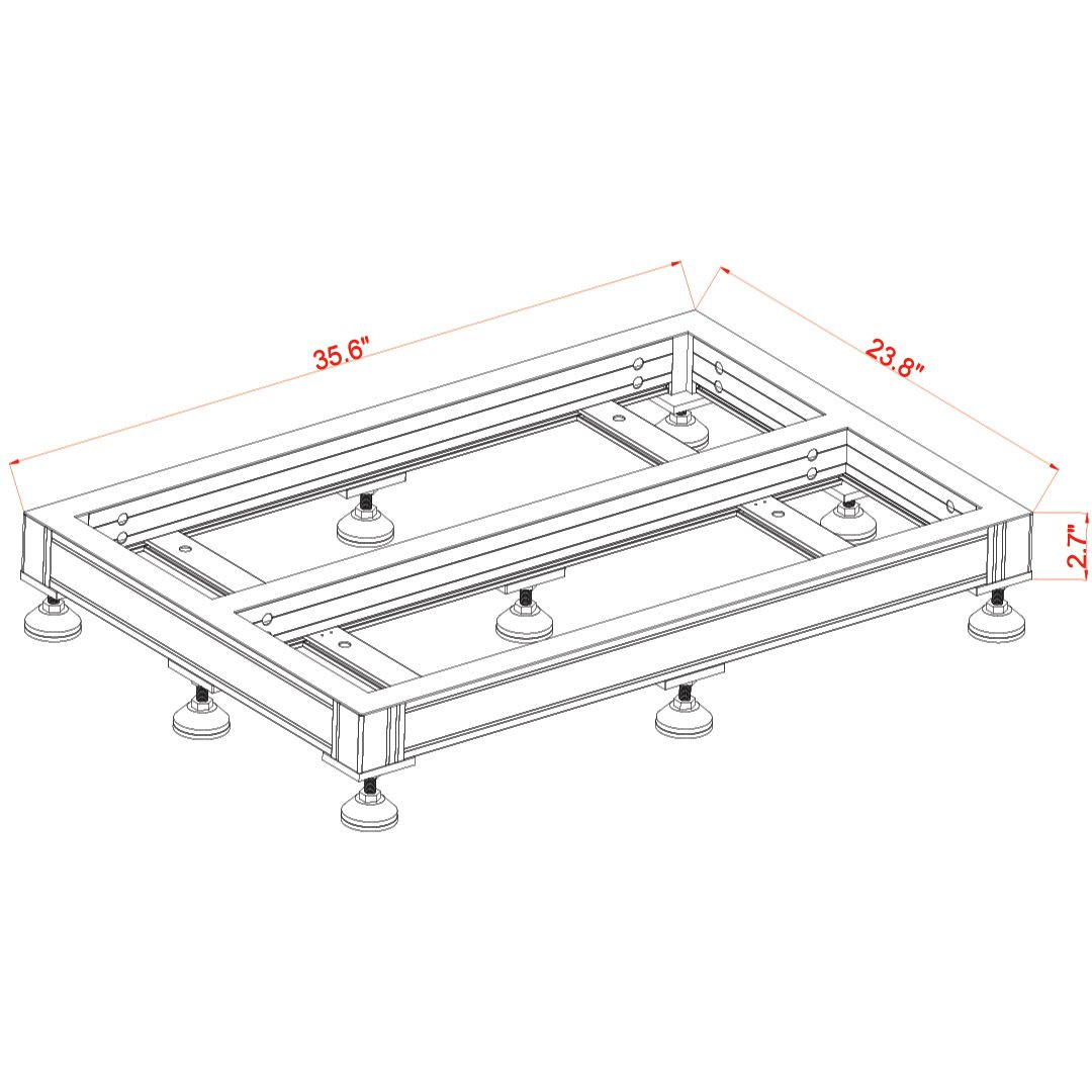 INT 75 Lagoon Aquarium w/ APS Stand – Black - Innovative Marine