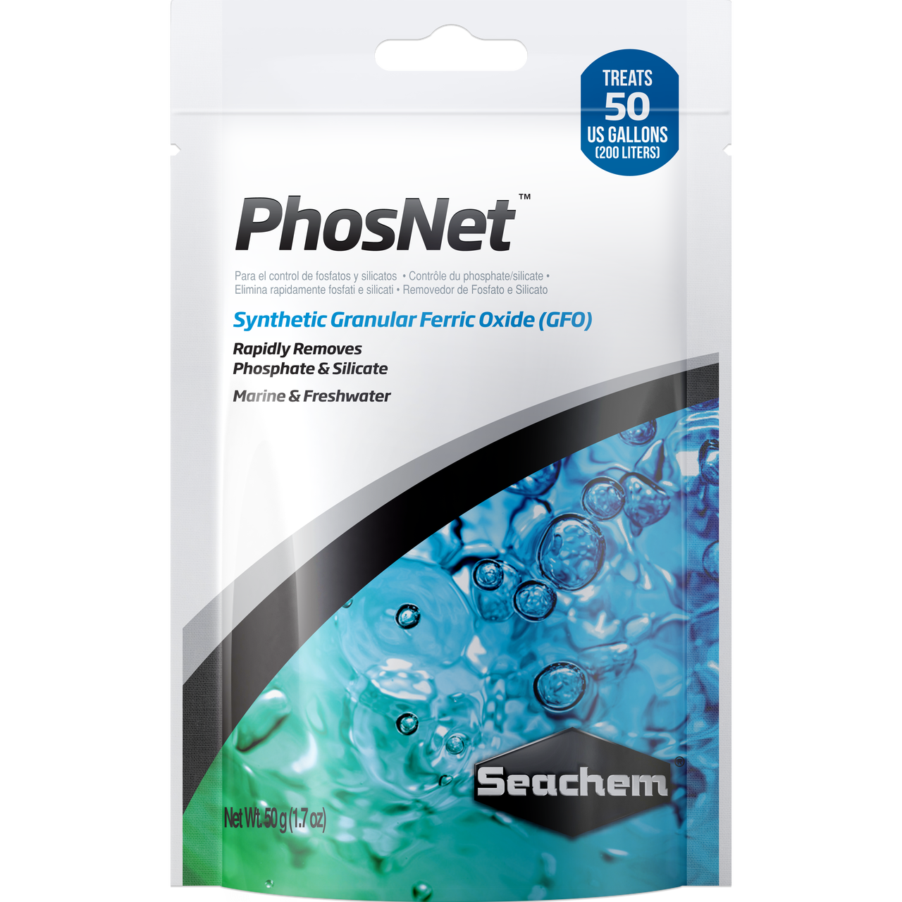 PhosNet (50g) - Seachem - SaltwaterAquarium.com PhosNet (50g) - Seachem - SaltwaterAquarium.com