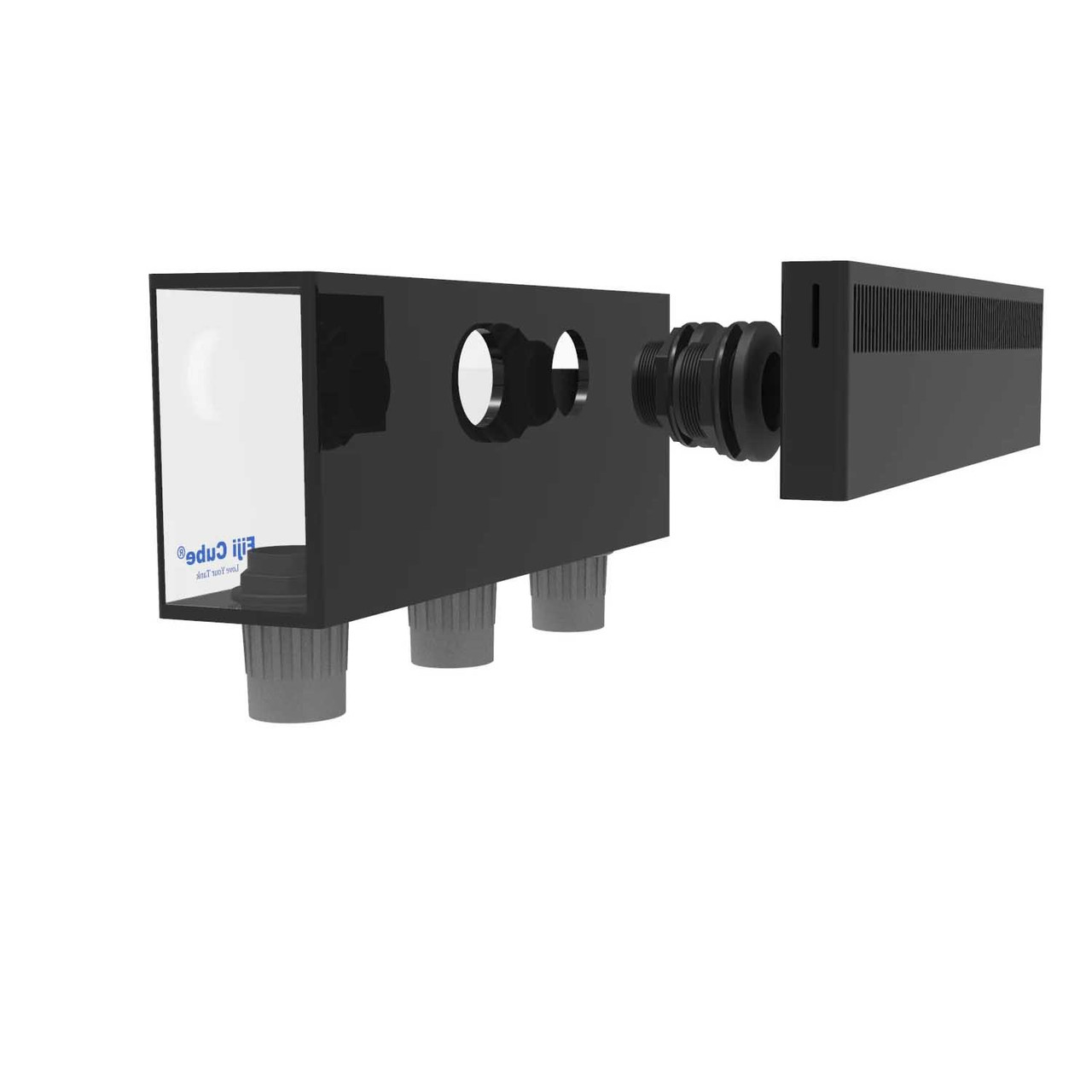 Low Profile External Overflow Box - 2000GPH - Fiji Cube