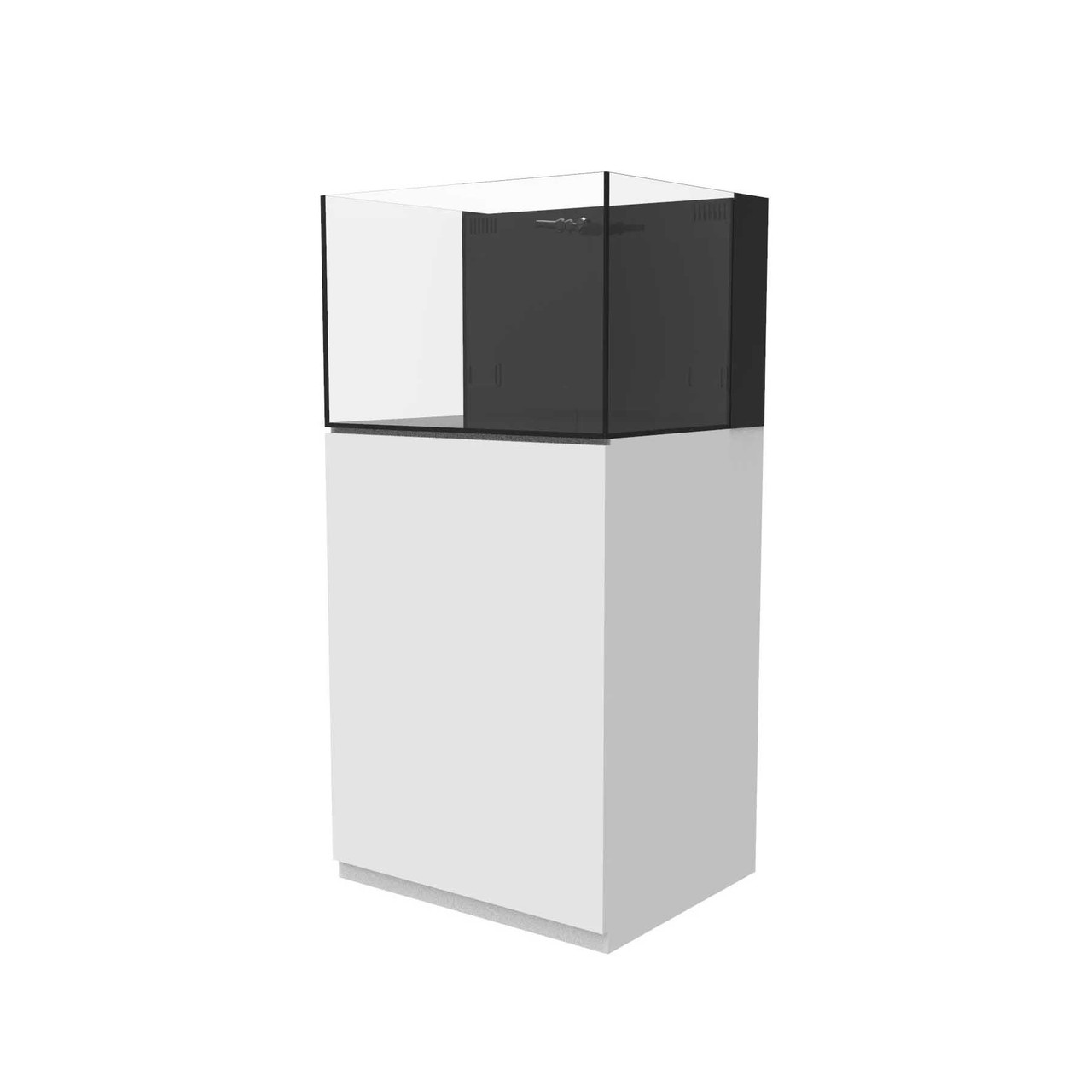 32 Gallon Rimless AIO Glass Nano Tank w/ White Stand - PRO Series