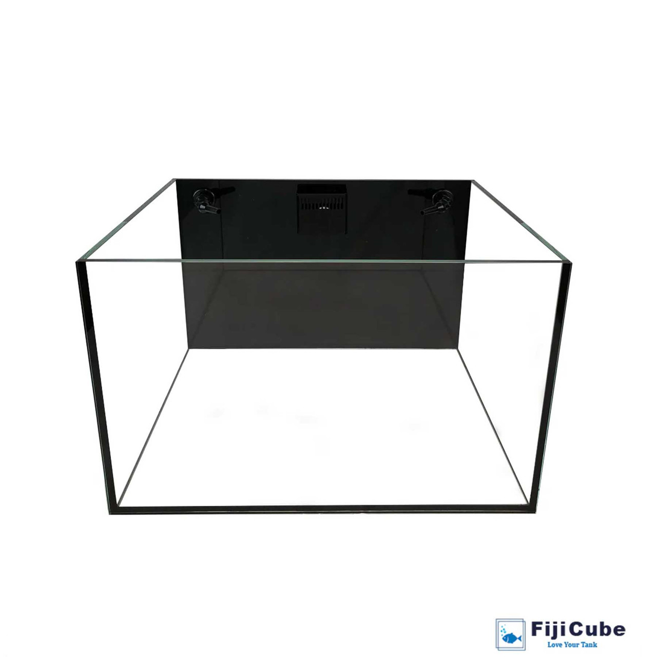 48 Gallon Shallow External Overflow Rimless Nano Tank - Fiji Cube