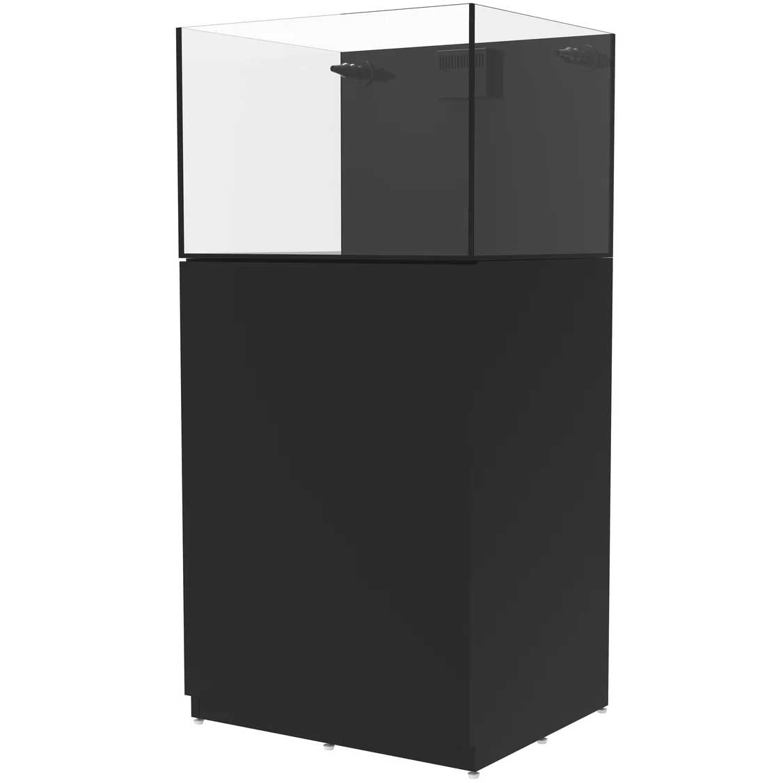 32 Gallon External Overflow Rimless Nano Tank w/ Black Stand