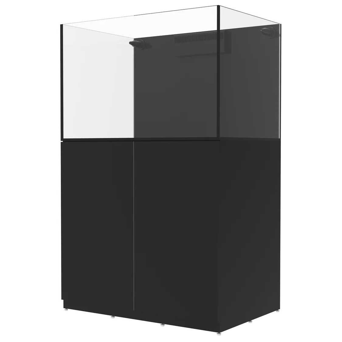81 Gallon External Overflow Rimless Tank w/ Black Stand - Fiji